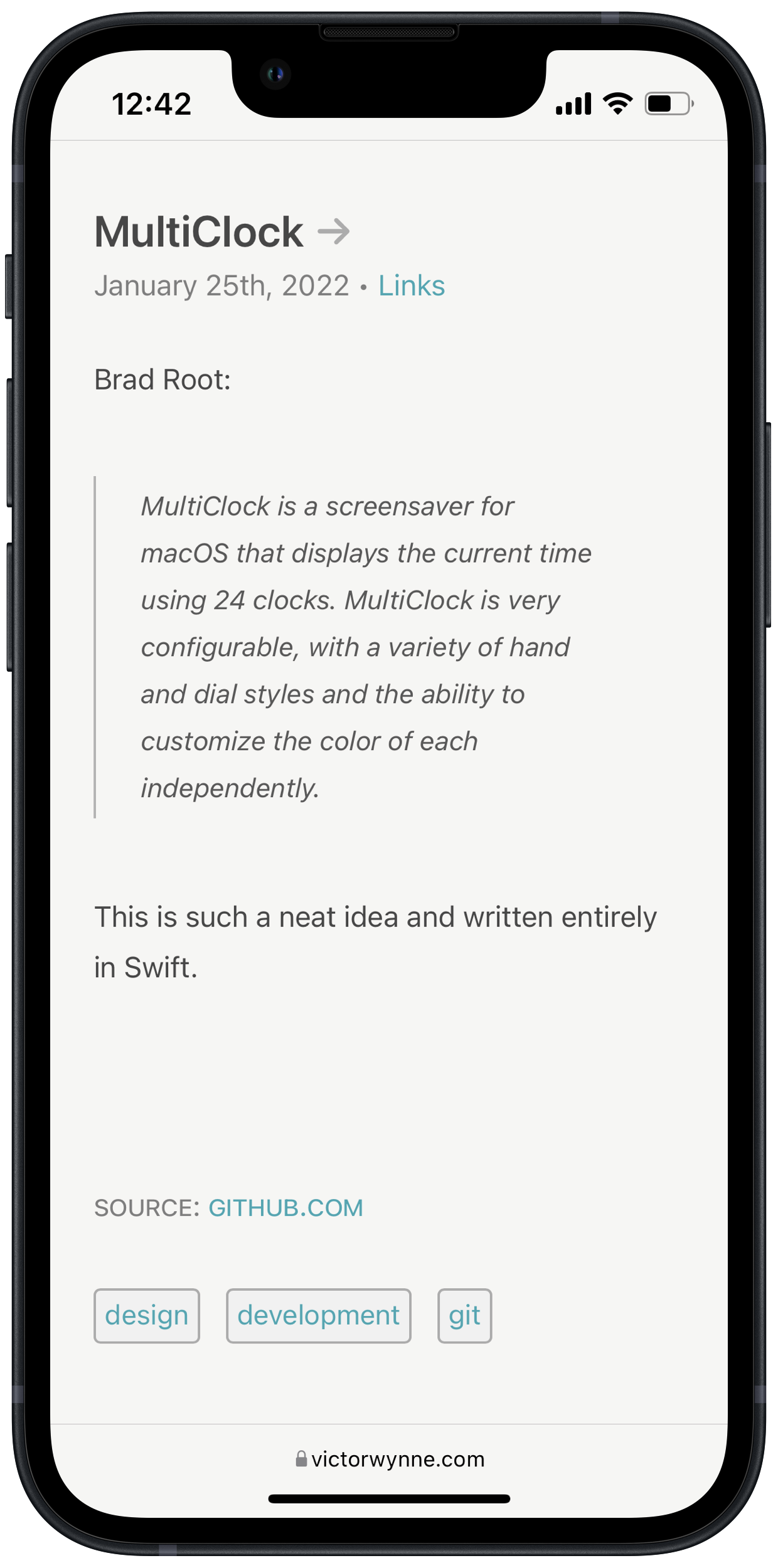reader theme